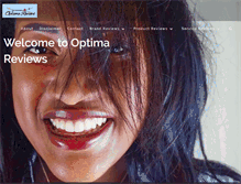 Tablet Screenshot of optimareviews.com